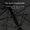 Автоматический ветрозащитный зонт для гольфа с длинной ручкой — полностью из волокна, большой, можно персонализировать для деловых подарков.