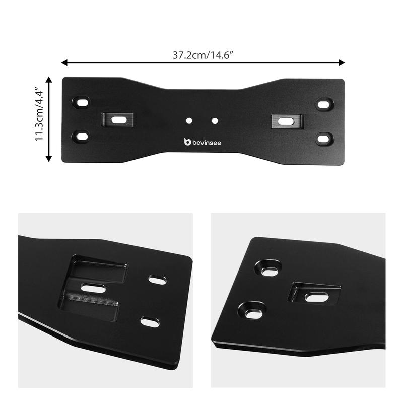 BEVINSEE Lower Reinforcement Brace Aluminium for BMW E90 E92 E93 M3 E88 E46 X1 E84 X3 E83, Replace for 18211436309