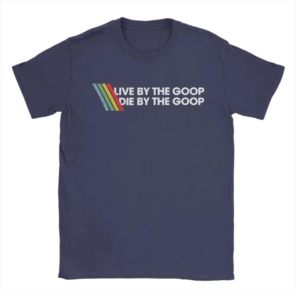 Живи по Goop, умри по Goop ARC Raiders Футболка Унисекс Шутер на извлечение Геймерская Уличная Одежда Футболка 100% Хлопок Повседневная Короткая