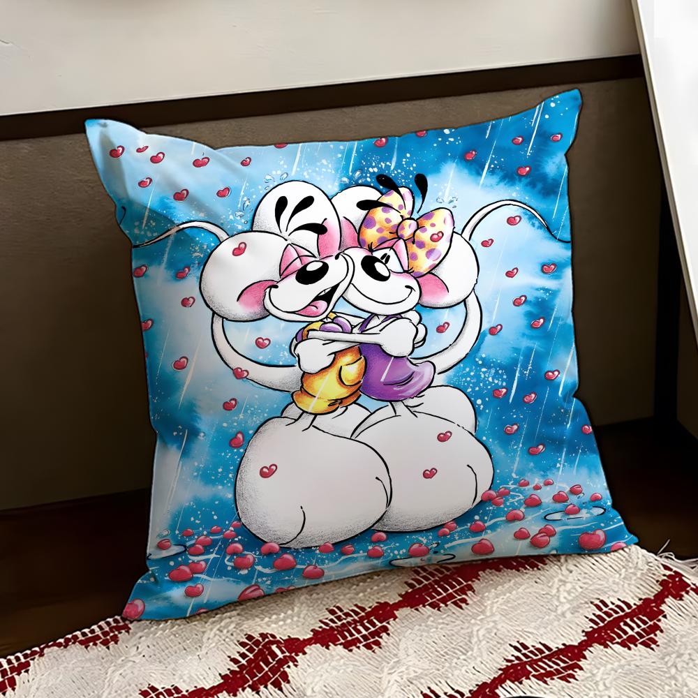 Cartoon DDiddl Cushion Cover Reversible Soft Durable Pillow Cover Home Car MultiScene Use for Daily Comfort