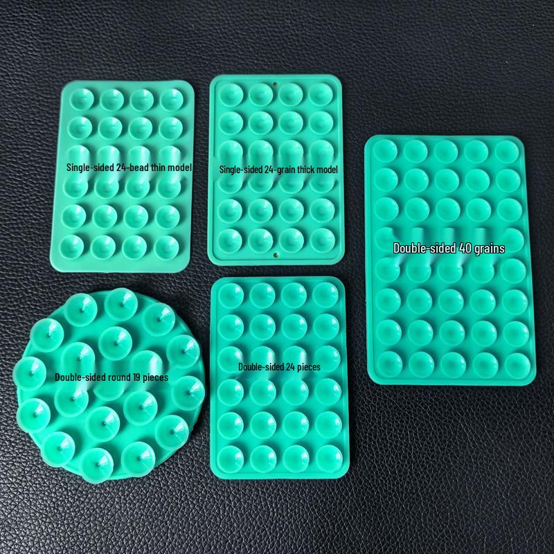24 Прочные двусторонние силиконовые присоски-фиксатора - Многофункциональные маленькие клейкие наклейки