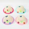 Spring and summer macaron baby sun hat girls children's fun butterfly flower cute sun hat children's gift