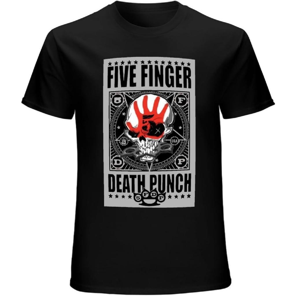 Xhaxhi Мужская футболка Five Finger Death Punch, 5FDP Мягкая мужская футболка для тренировок с круглым вырезом, Спортивная футболка для мужчин, Дышащая(9)
