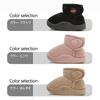 BicoBico Snow Cotton Snow Shoes for Toddlers and Outdoor Shoes with Velcro Kids' Boots, Girls, Warm, Soft, Non-Slip, Lightweight, Closure, SC015PK16.5