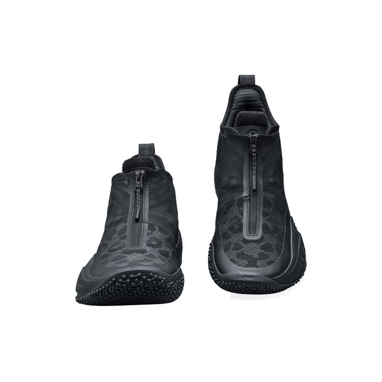 Li Ning Dft We Are One X  Wow 9 Wade 9 Shock Absorption Anti-Slip Wear-Resistant Mid-Top Basketball Shoes Men Basketball Shoes Black ABAR119-5
