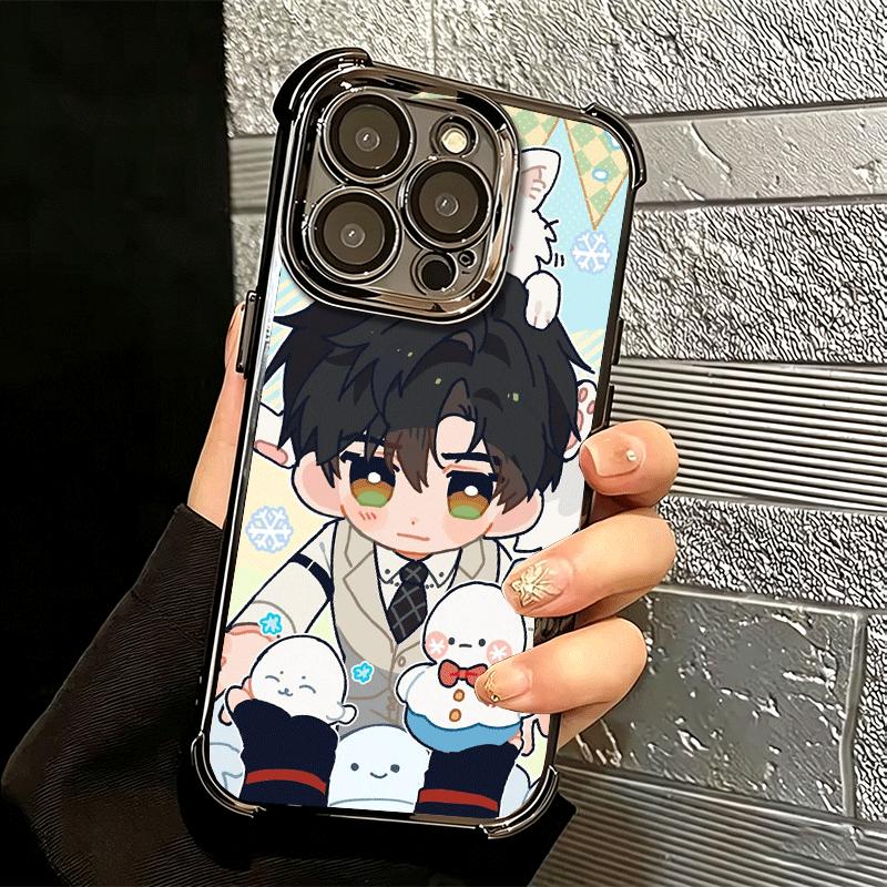 Любовь И Глубокий Космос Милый Мягкий Чехол Для Телефона Для iPhone 15 16 17 Air 14 Pro Max 16E Plus 13 12 Mini Покрытие Противоударный Fundas