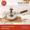 Юкихира-кастрюля HANDUNYOU из нержавеющей стали 316L с крышкой