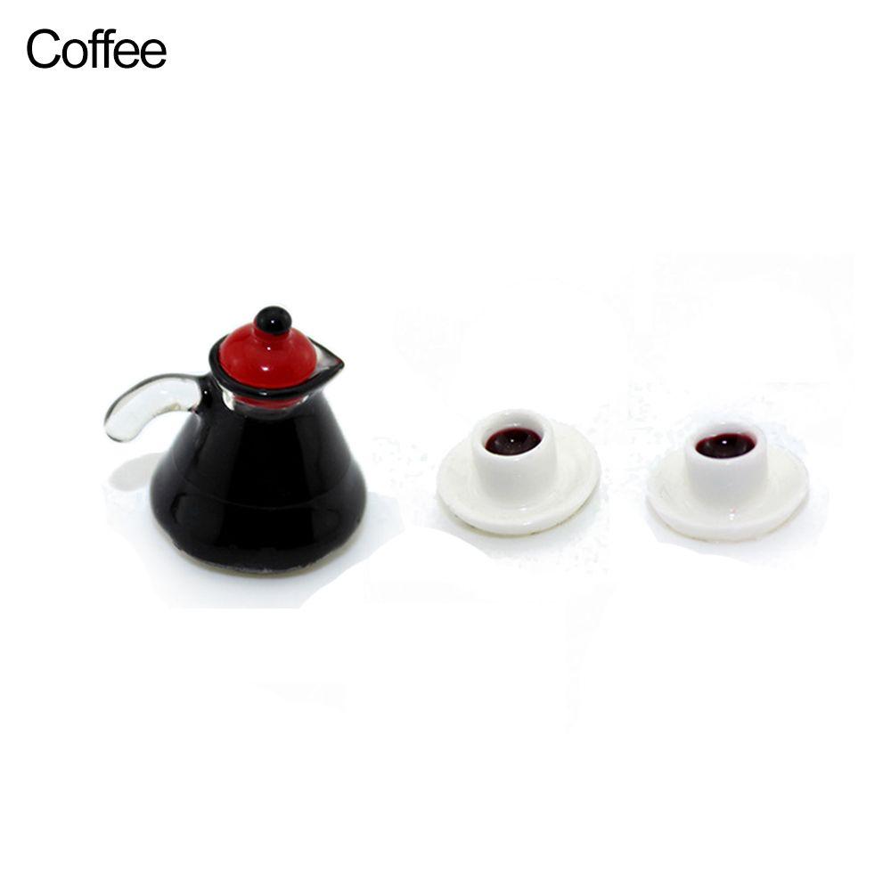 Toys Lemon Water Orange Juice Coffee Milk Miniature Drinks Jug Cup Drinking Model Doll Accessories