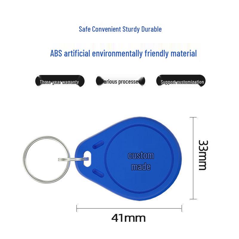 No. 3 RFID Proximity Keyfob: IC Access, ID Card, Elevator Entry, Engravable
