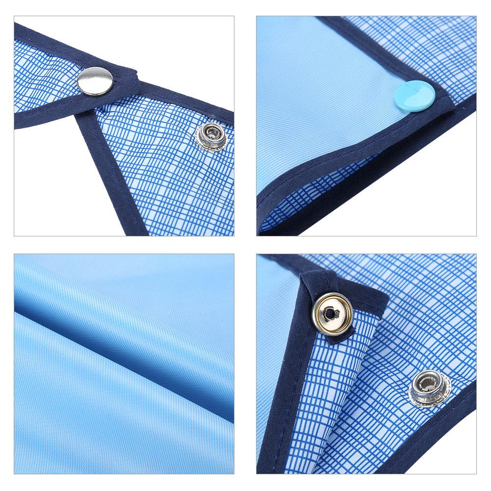 Adult Waterproof Mealtime Bib Double Layer Elder Dinning Clothes Protector