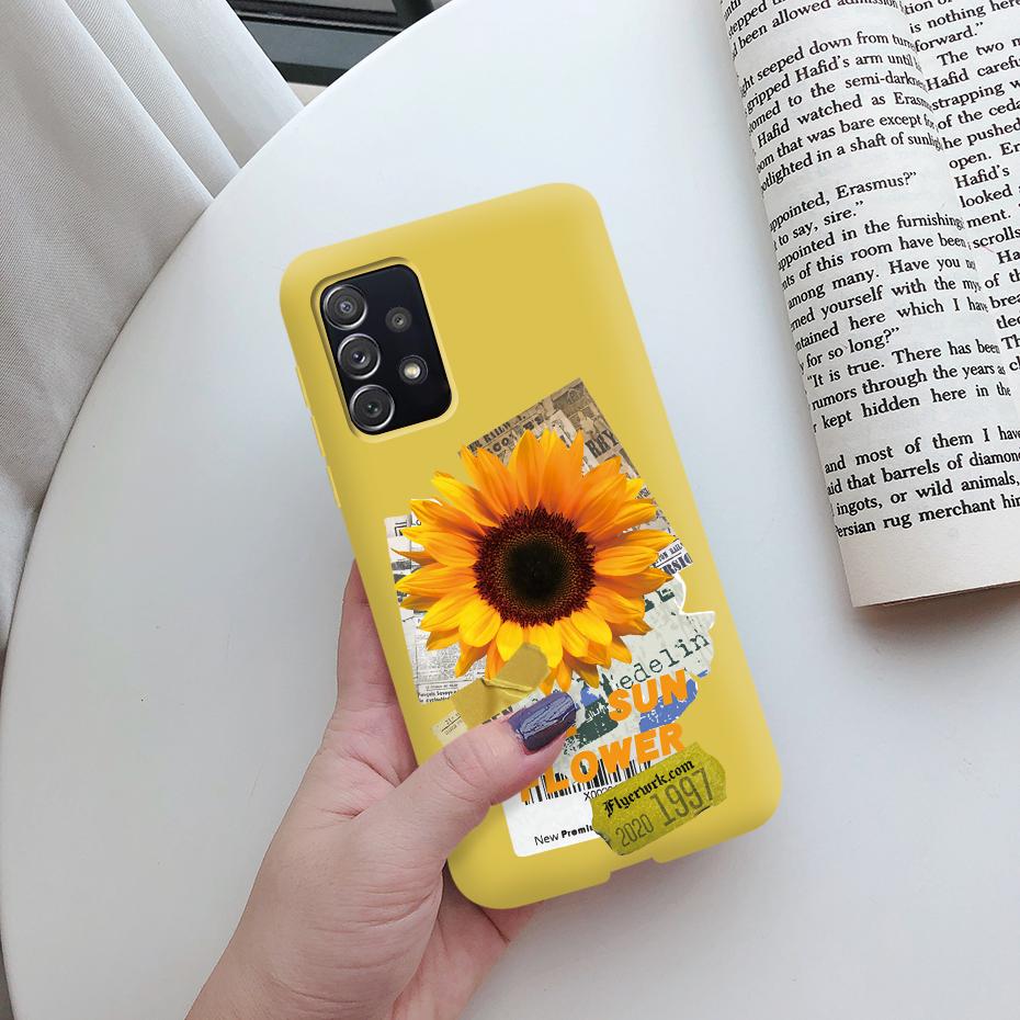 For Samsung A52 Case Silicon Soft Cute Back Cover Bumper Funda For Samsung Galaxy A52 5G GalaxyA52 A 52 2021 SM-A526B Case Coque