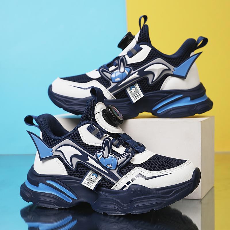 Детская мода Four Seasons Дышащая повседневная обувь для детей Бег Спорт Студенты Девочки Трендовые удобные кроссовки для спортзала