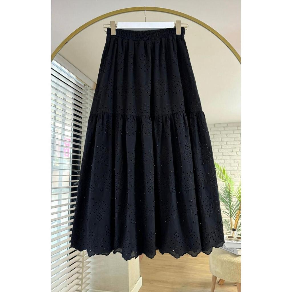 Copy - Scallop Long Summer Skirt