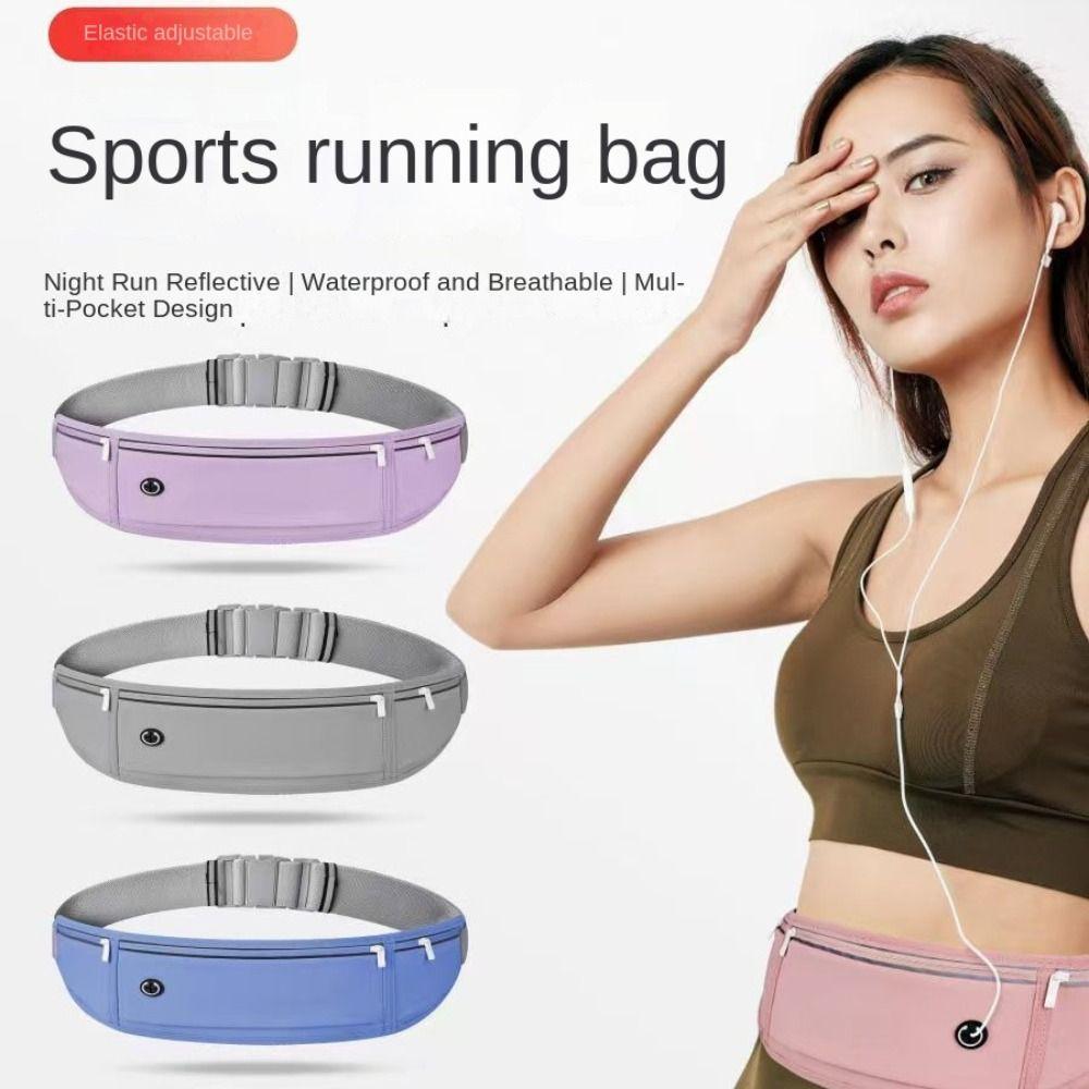 Waterproof Running Waist Bags Breathable Sports Phone Bag Jogging Marathon Running Bag Rinning