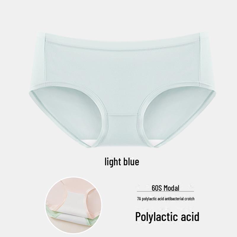 Бесшовное женское нижнее белье из модала средней посадки с шелковицей 7A Mulberry и антибактериальной промежностью