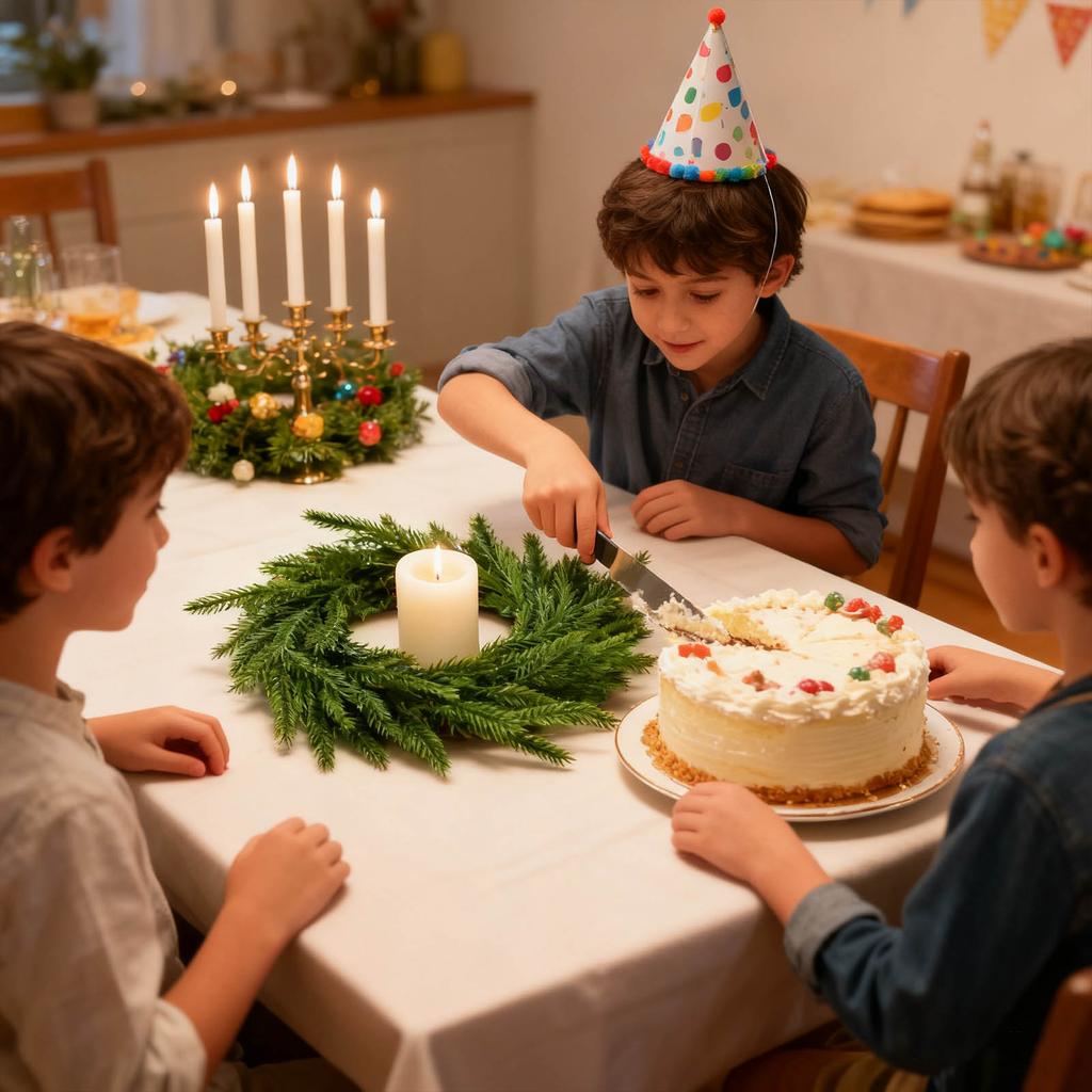 Artificial Christmas Seaweed Candlestick Wreath, Christmas Table Decoration, Artificial Christmas Seaweed Candlestick Wreath