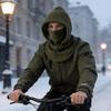 Зимняя шапка-капюшон Ветрозащитная Дышащая Регулируемая на шнурке Теплая Зимняя шапка-капюшон Для холодной погоды Велосипеда Наружных работ Пешего туризма
