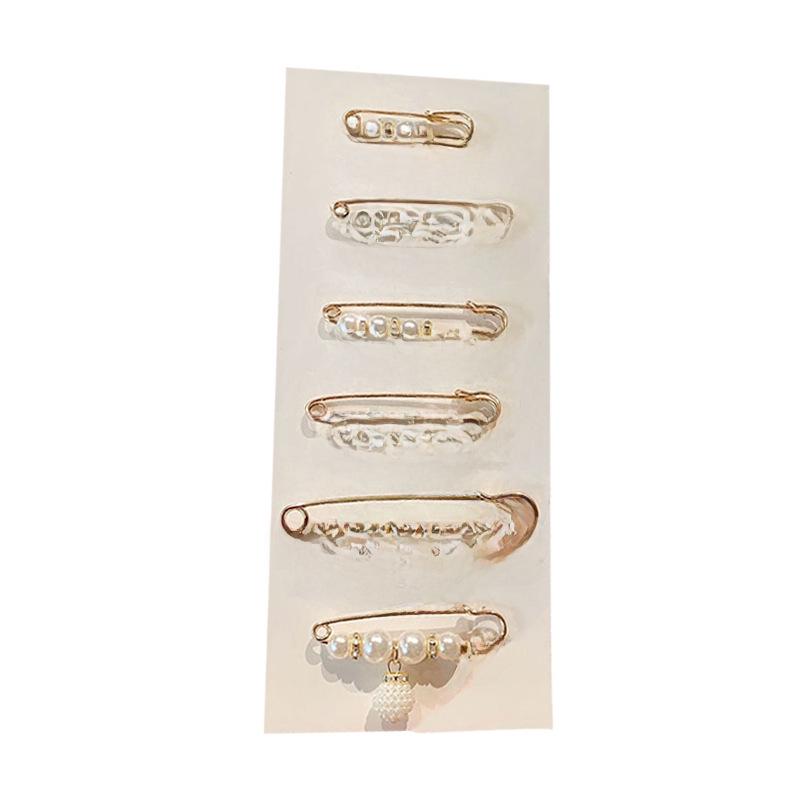 Элегантная брошь и булавка на талию с жемчугом для женщин