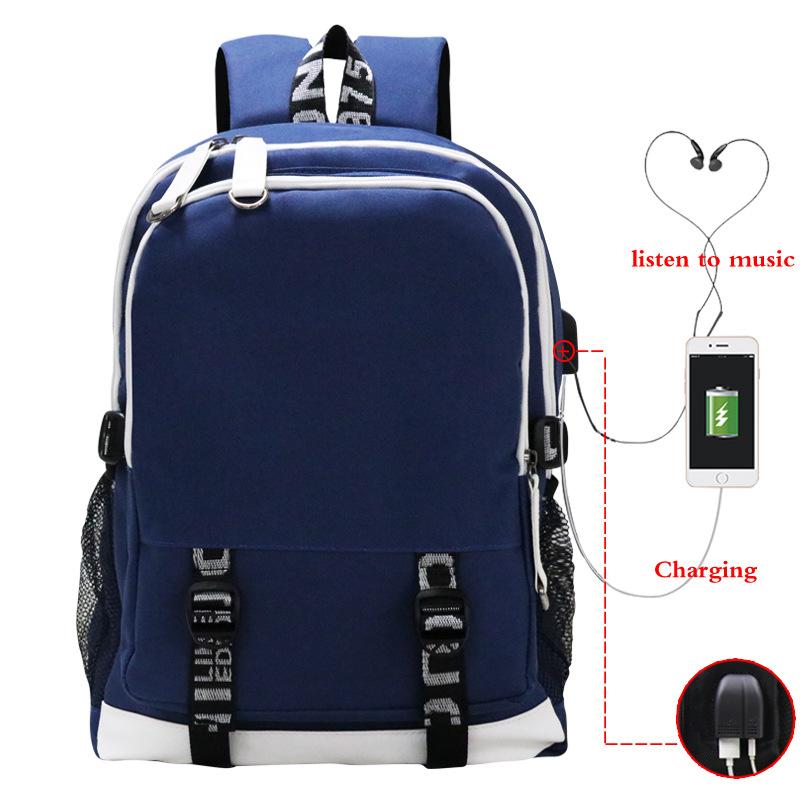 Blank USB Backpack Travel Backpack Student School Bag Outdoor Bag Support To Customize/make