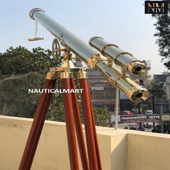 Латунный морской штатив-телескоп 39 дюймов/100 см