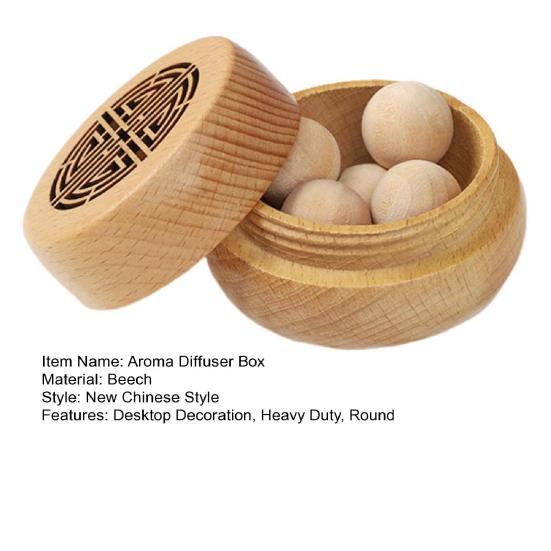 Деревянный ароматерапевтический диффузор, освежитель воздуха в машину, диффузор эфирных масел, круглая арома-ароматизатор, украшение для дома и офиса