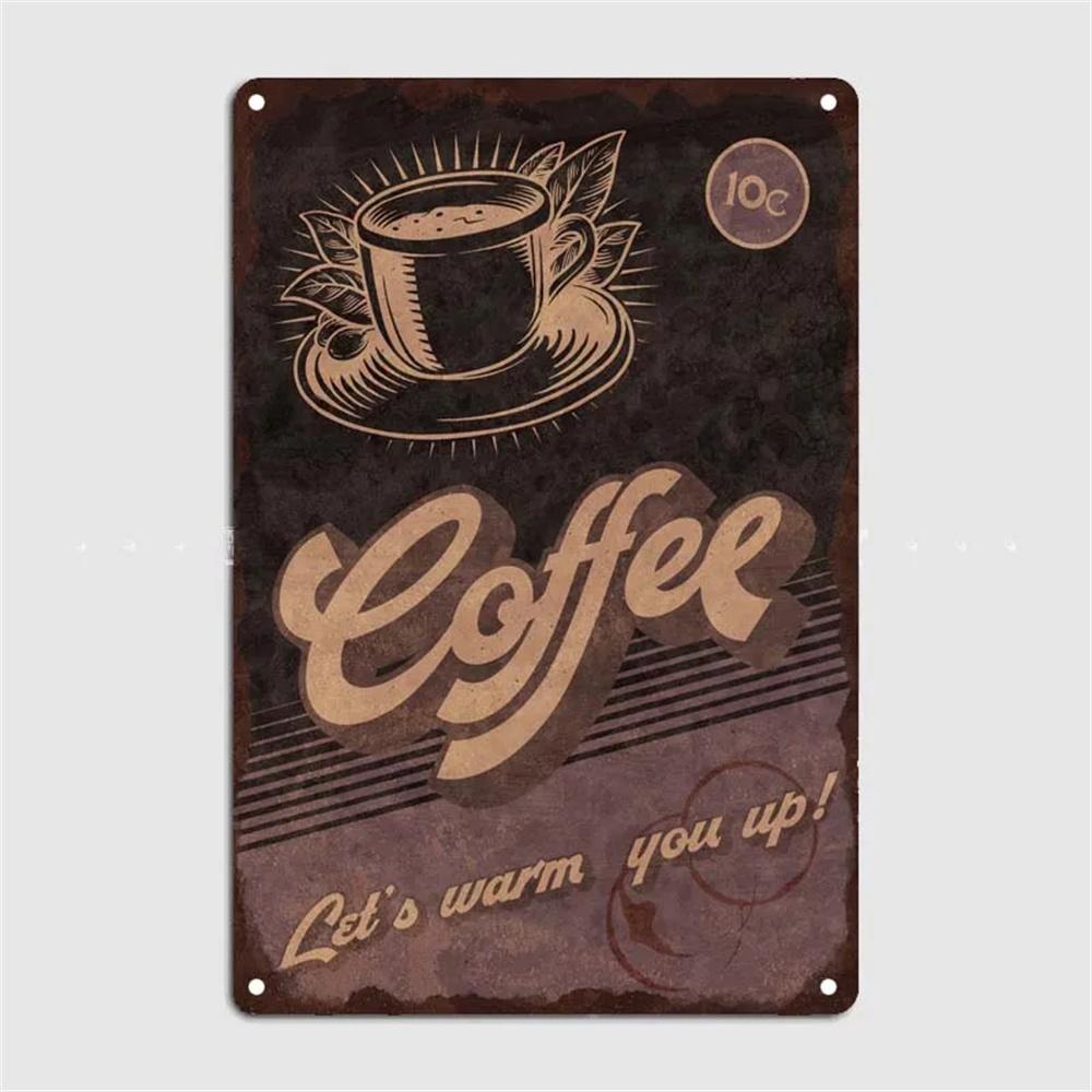 Vintage Dr Pepper Metal Aluminum Sign Retro Wall Art Decor for Man Cave Pub Bar Garage Kitchen Bathroom and Office Decor
