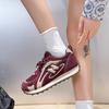 Модная универсальная обувь Форрест Гамп женская 2025 осень новая ретро шнуровка круглый носок платформа студенческие повседневные спортивные туфли тренд