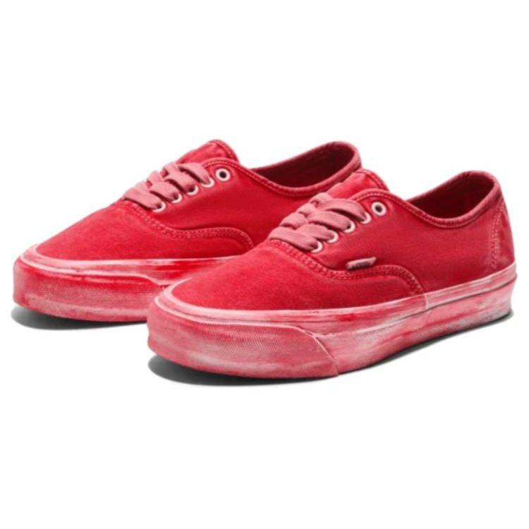 Vans Аутентичный Перевыпуск 44 Унисекс Томатно-Красный Окрас Dip-Dye VN000CQACHK