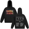 Vintage Imagine Dragons Loom World Tour Aesthetic Autumn Winter Fleece Streetwear Tops