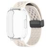 Дышащий ремешок+чехол для Redmi Watch 5 Active Силиконовый спортивный браслет Полностью закрывающий защитный чехол для ремешка Redmi Watch 5 Lite