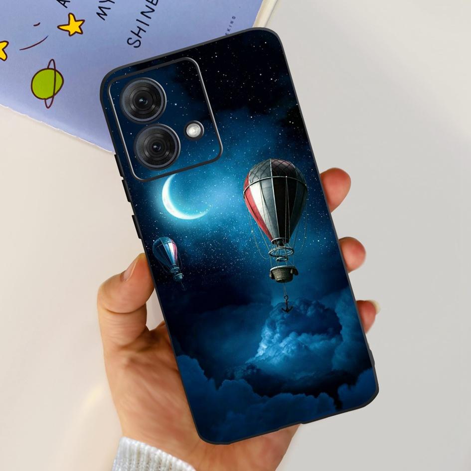 For Motorola Moto G84 5G Case 2023 New Stylish Butterfly Cat Slim Black Silicone Soft TPU Phone Cover For Moto G84 5G G 84 Coque