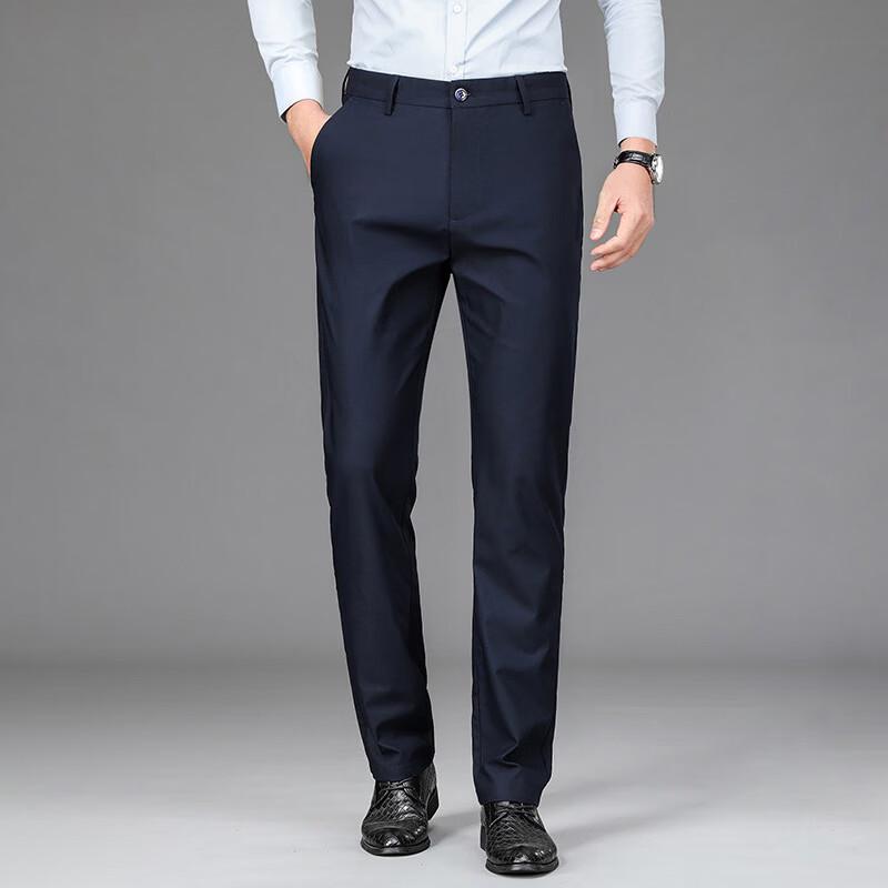 PLAYBOY Мужские брюки в стиле business casual прямого кроя