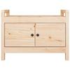 Maison Exclusive - Banc d'entrée 80x40x60 cm Bois de pin massif