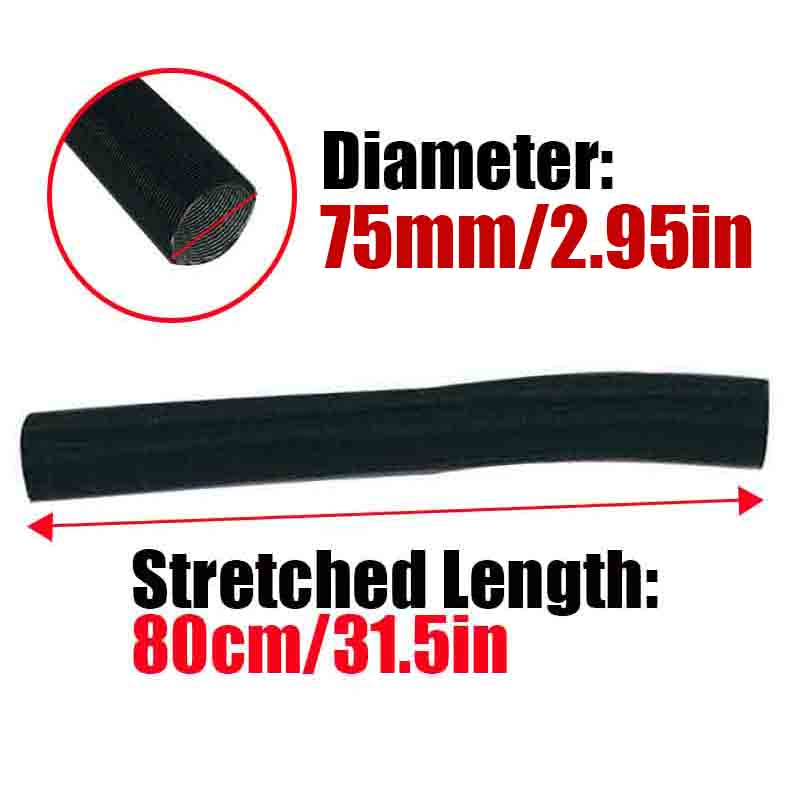 25mm 42mm 60mm 50mm 75mm 90mm Diameter Air Diesel Parking Heater Duct Pipe Tube Hose 0.6/0.8/1M Length For Webasto Eberspacher