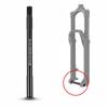 Durable M12 X 1.5 Thread Bike Thru Axle Black Aluminium Alloy Front Hubs Lightweight Fork Thru Axle for Road Bike,Mountain Bike