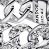 Pandora Pavé Cuban Link Design 925 Silver Ring Women rings 193557C01