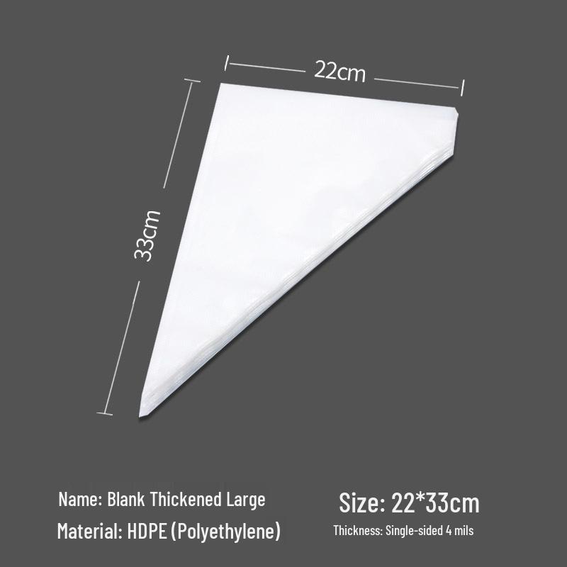 Food Grade Thickened Disposable Piping Bags for Icing, Cake Decorating, and Baby Food