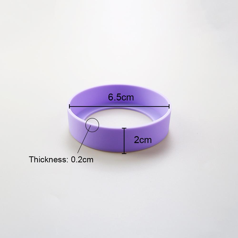 Silicone World 6.5CM Силиконовая Термокружка Нижняя Крышка Защитный Чехол для Бутылки с Водой Противоскользящее Кольцо Подставка под Стакан 65MM Подставка для Кружки