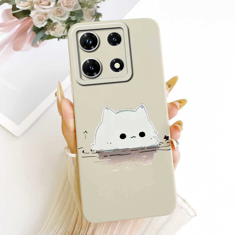 Для Infinix Note 30 Pro Чехлы Кот Кролик Расписной Чехол Мягкий Силиконовый Чехол Для Infinix Note 30 Note30 Pro X678B Чехол Funda Coque