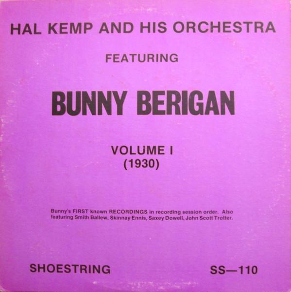 LP Record HAL KEMP & HIS ORCHESTRA - Featuring Bunny Berigan - Volume I SS110 Shoestring 1979 US Jazz Used