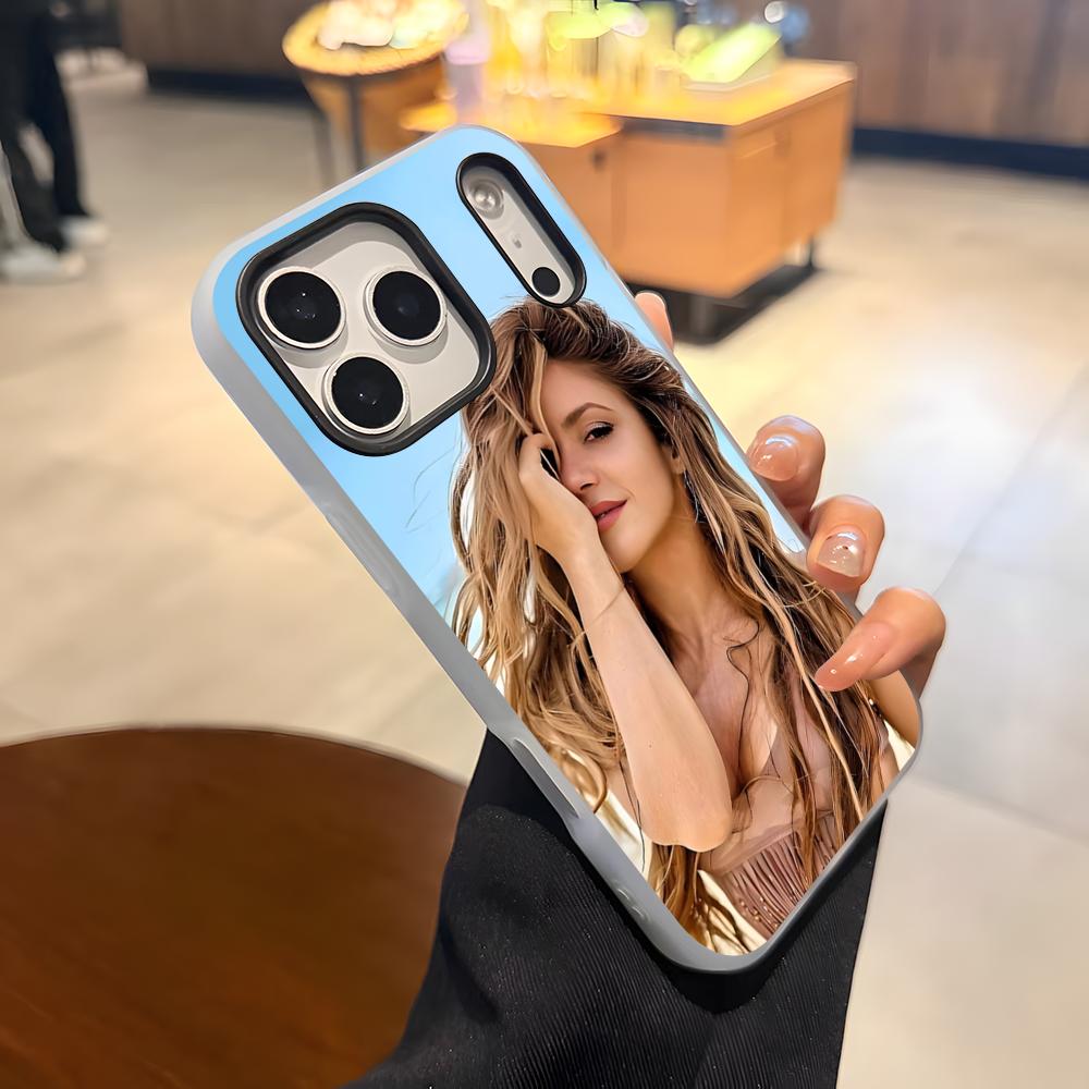 Чехол для телефона Singer Famous S-Shakira Для IPhone 17 Air 16 E 15 14 Plus 13 12 11 Pro Max Желейный 2-в-1 Защитный чехол