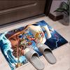 Ковер с узором One Piece, Коврик для помещений/улицы, для пикника, игровой комнаты, спальни, офиса, гостиной, ковер для декора дома, подарок на день рождения