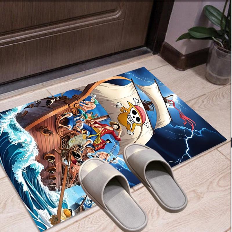 Ковер с узором One Piece, Коврик для помещений/улицы, для пикника, игровой комнаты, спальни, офиса, гостиной, ковер для декора дома, подарок на день рождения