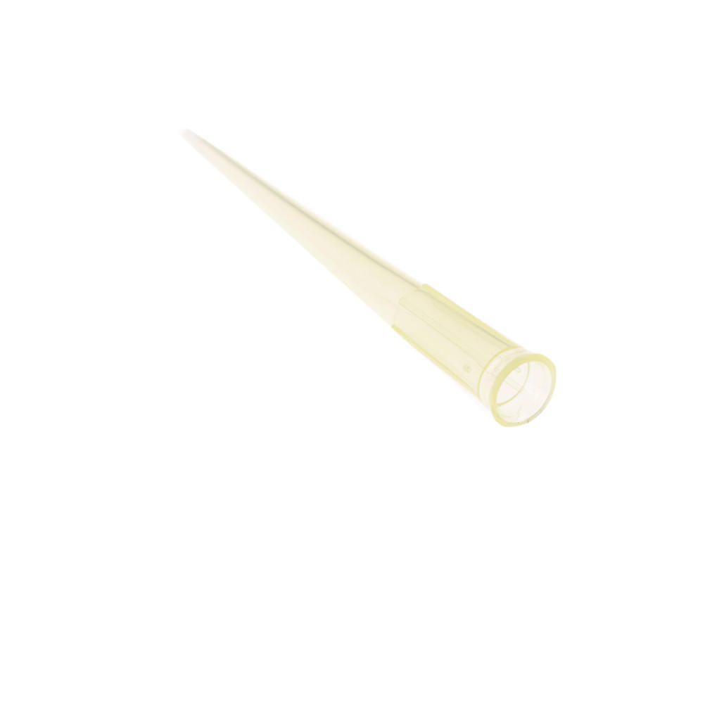 Laboratory Clear Yellow Lab Liquid Pipette Pipettor Tips 1000 Pcs