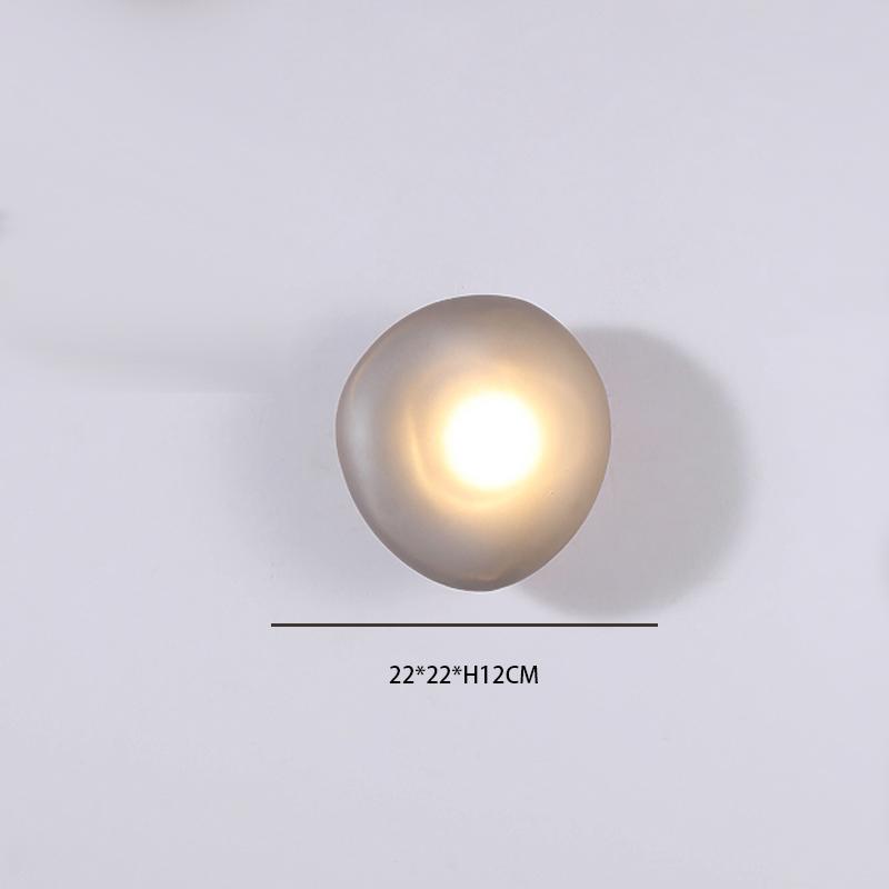 Скандинавская творческая личность ваби-саби небольшой настенный светильник в виде гальки простой кабинет гостиная настенный светильник для моделирования спальни кровать