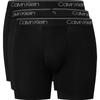 Jacquard Lightweight Anti-Cling Boxer Briefs 3-Pack Men Underwear Space-Black NB2570