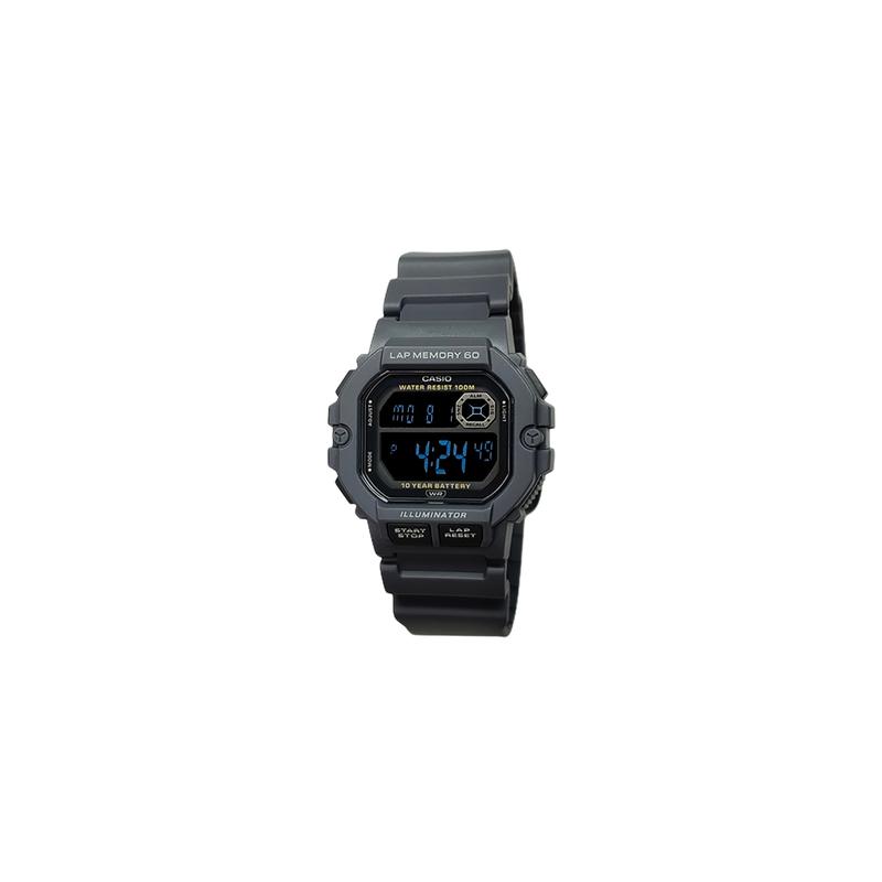 Casio Кастомизированные часы модифицированная серия желто-черное зеркало водонепроницаемые 100 метров WS-1400H-8B модифицированные-Lumen Forge HeiSeBiaoPanHeiLanSeBiaoJing