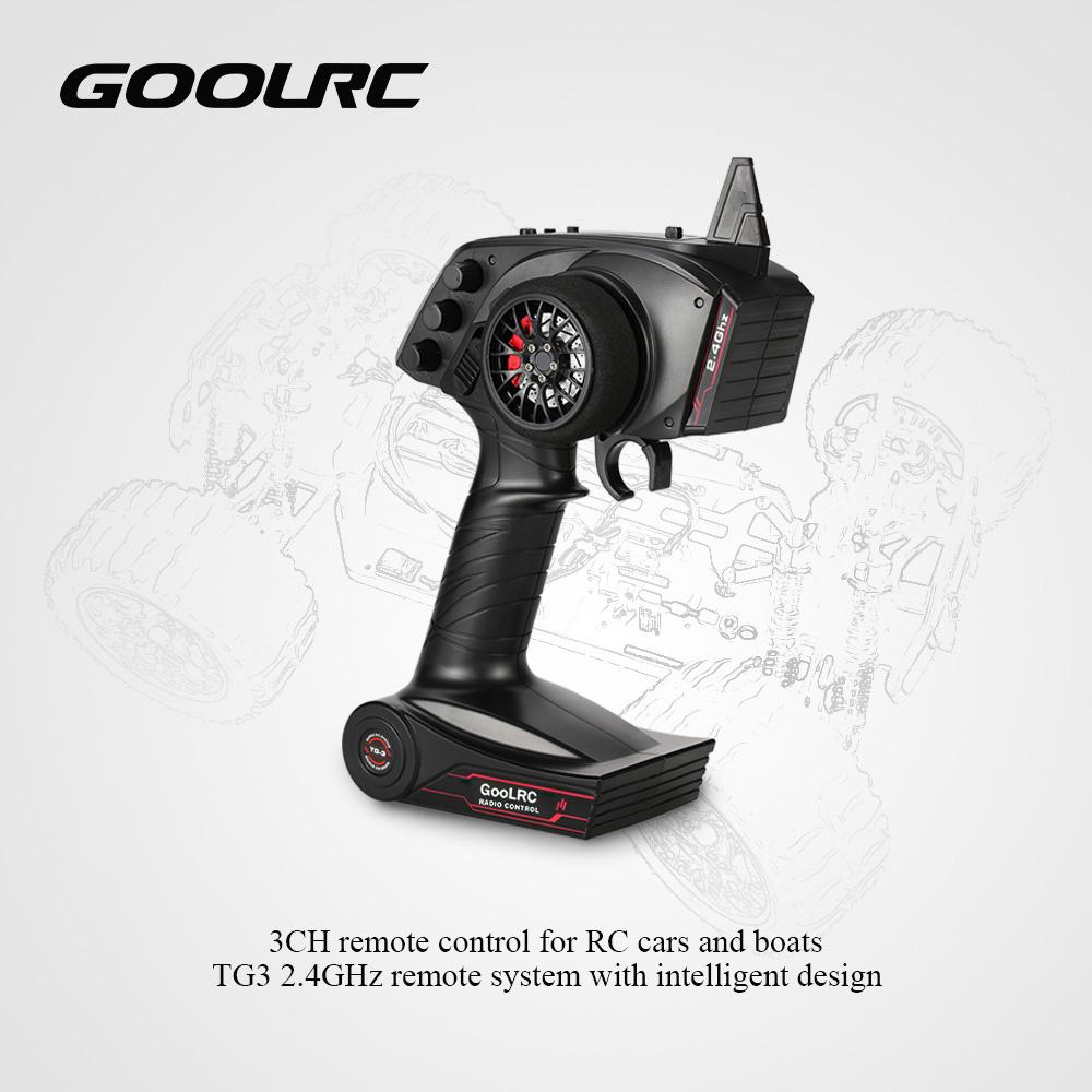 GoolRC TG3 2.4GHz 3CH Digital Radio Remote Control Transmitter with Receiver for RC Car Boat