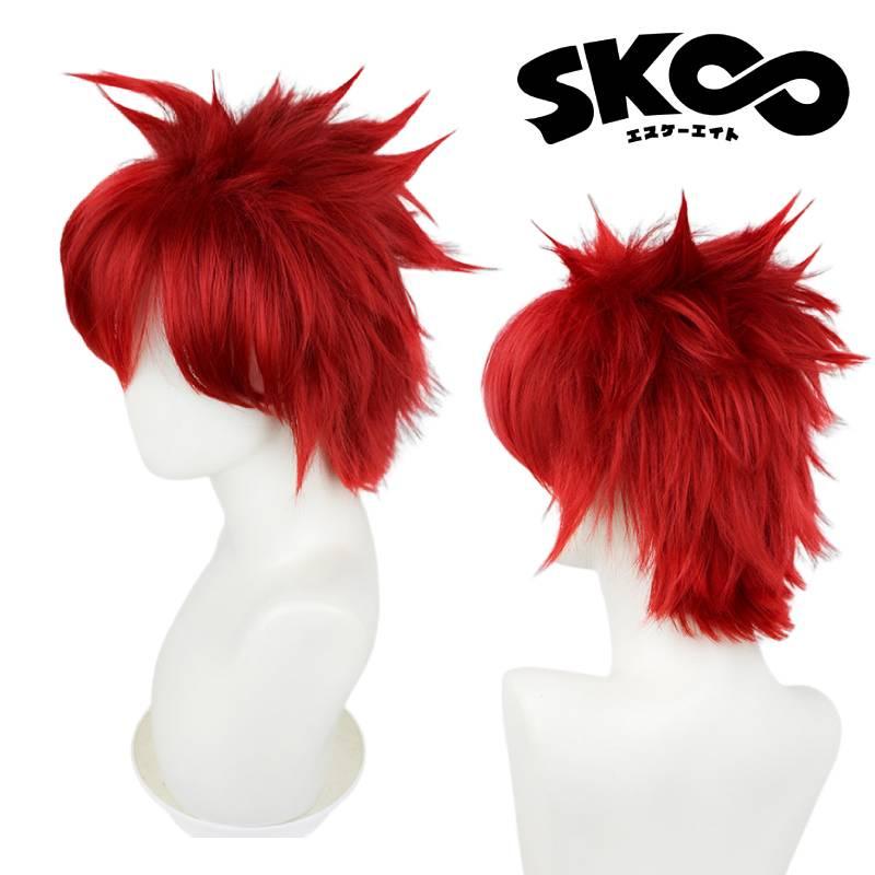 Sk8 The Infinity Kyan Reki Cosplay Wig High-quality Red Hairpiece For Cosplayers