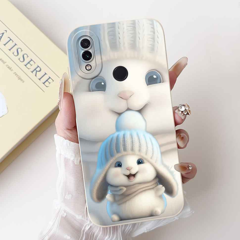 For Xiaomi Redmi Note 7 6.3" Casing Cute Cartoon Shockproof Back Cover For Redmi Note 7 note7 Flower Soft Silicone Phone Cases